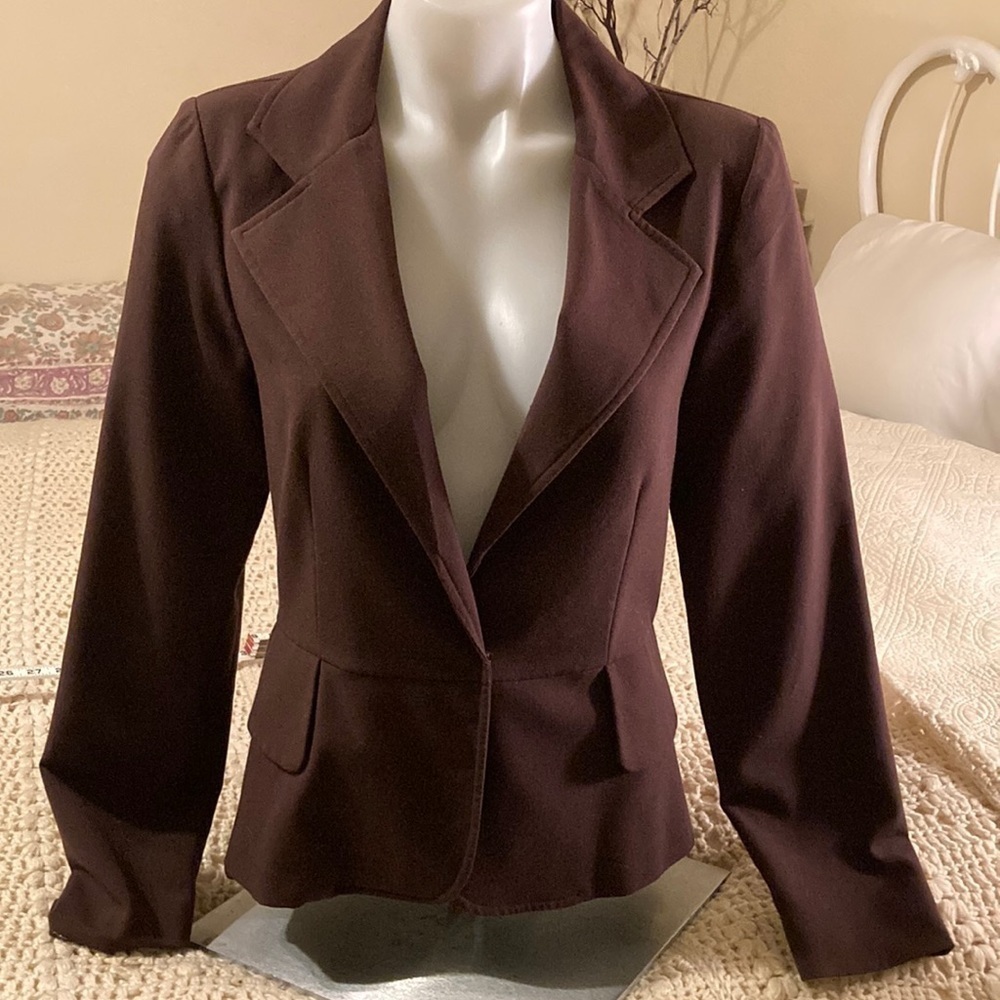🌈 Fifty five Rampage Clothing schoolgirl blazer in wine size M